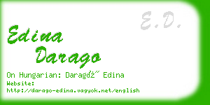 edina darago business card